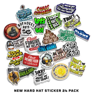 All New Hard Hat Stickers 24 Pack. These are our hottest new stickers!