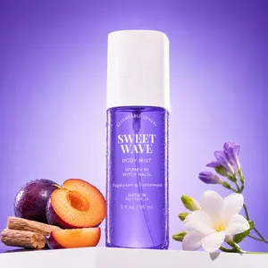 Sweet Wave Body Mist, Sugarplum & Vanilla Orchid, Womens Body Mist, Sweet Woody Perfume Spray, 3 fl oz, Plum, Vanilla, Sandalwood, Amber, Violet