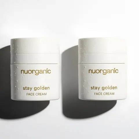 nuorganic Stay golden 2qty - 24K Gold Instant Lift Cream for Wrinkles, Argireline for Tightening, cream for Skin Repair and Fine Lines, Youthful Rejuvenated Skin - Skincare