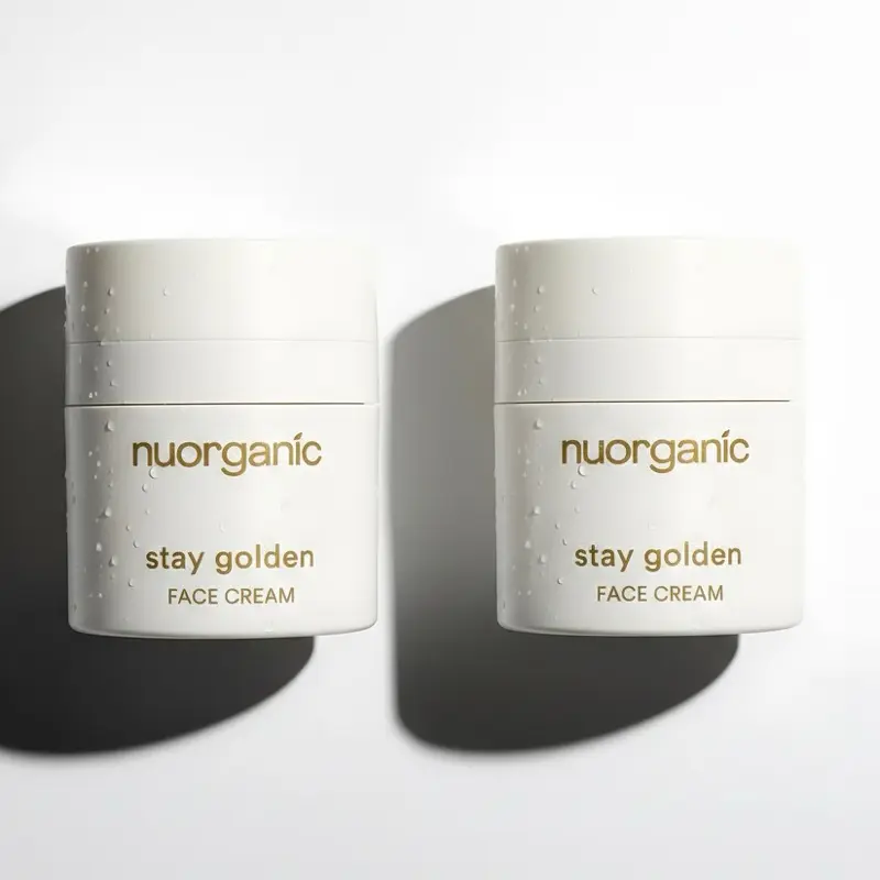 nuorganic Stay golden 2qty - 24K Gold Instant Lift Cream for Wrinkles, Argireline for Tightening, cream for Skin Repair and Fine Lines, Youthful Rejuvenated Skin - Skincare