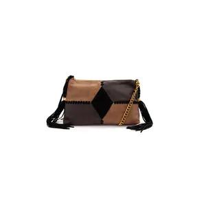 Darlene Crossbody in Almond Brown Multi