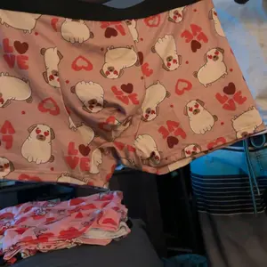 Random Color Men's All Over Print Boxer Brief, Casual Comfy Breathable Underwear for Daily Wear, Mens Underwear for All Seasons, Undergarments, Heart Print Boxers