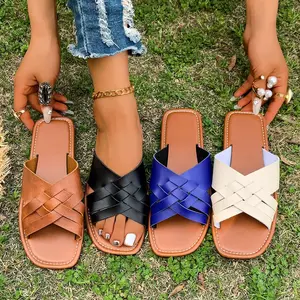 Woven Open Toe Sandals