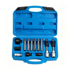 13PCS Engine Generator Belt Wrench Removal Set Alternator Flywheel Pulley Removal Tool Car Repair Tools Easy to Use Car Repair Tools