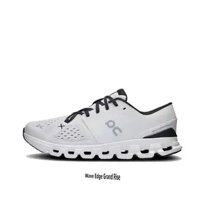 White Black Perforated Knit Mesh Running Kicks | Hollow Flex Cushion Outsole Daily Athleisure Street Sneaks