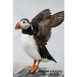 USED-Bird Watching Notebook: Bird Watching Logbook/Notebook. 6 x 9 size, 100 pages, With Fields For All Your Info. Atlantic Puffin Cover. by Inspired, Atlantic Puffin (Paperback)