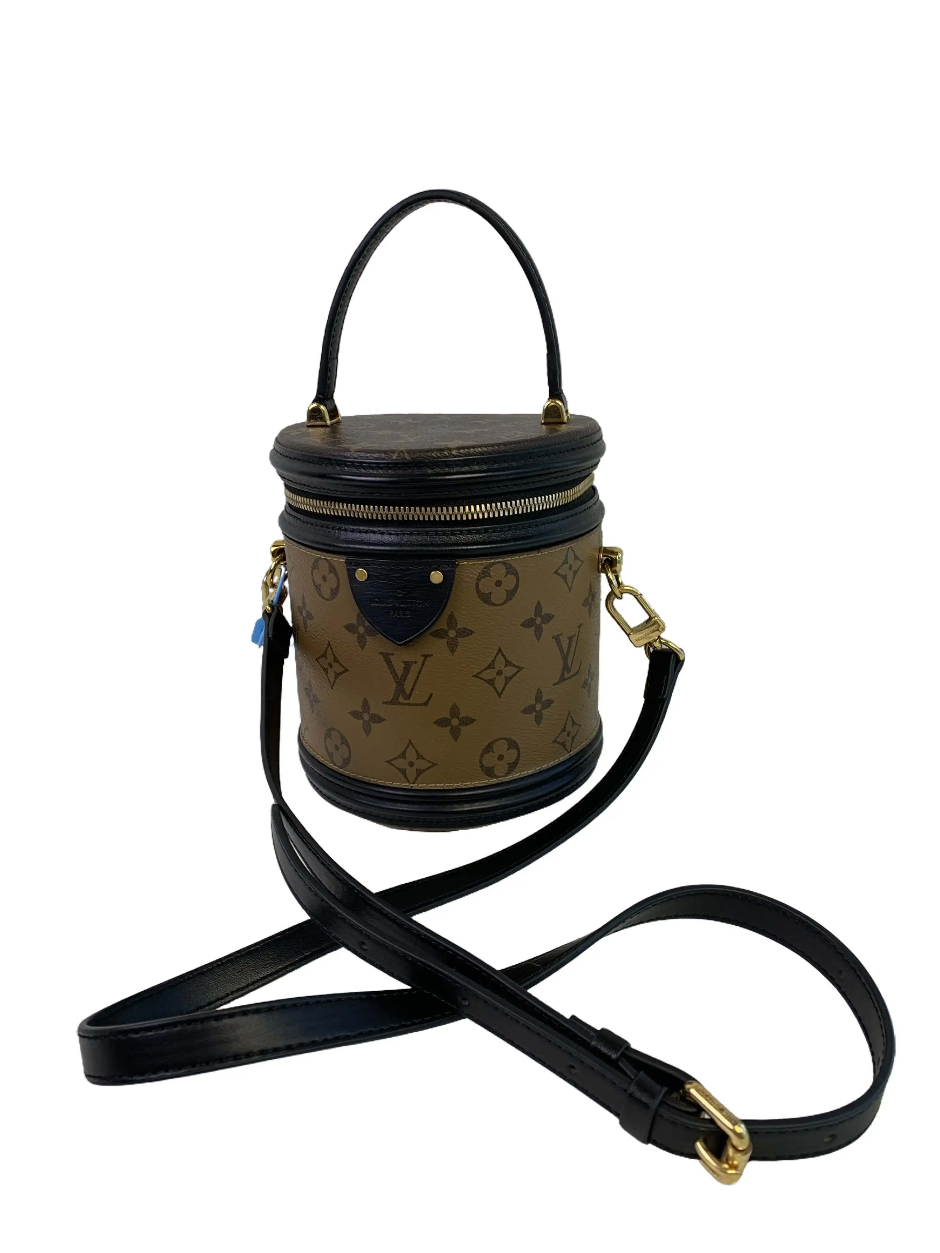 Pre-owned Louis Vuitton Monogram Reverse Cannes Bucket Bag/WJ07519002/9002