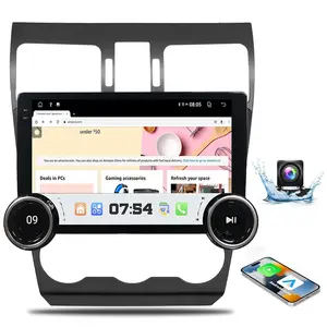 10 Inch Dual Knobs Android 13 Radio for Subaru Forester WRX STI Impreza  2016-2018 Wireless CarPlay Android Auto Car Stereo HD Touchscreen with GPS Navigation HiFi BT RDS Backup Camera [2+64G]