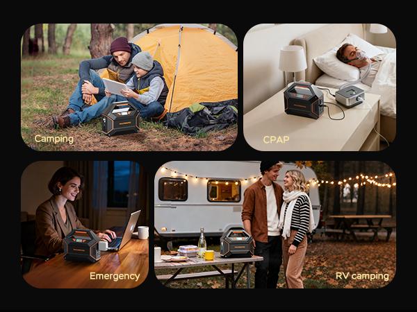 MARBERO 155Wh Solar Generator with 30W Solar Panel Portable Power Station 2 x 100W  AC Outlets(150W Surge) 9 Output Ports Built-in Flashlight for Home Camping Hurricane Emergency