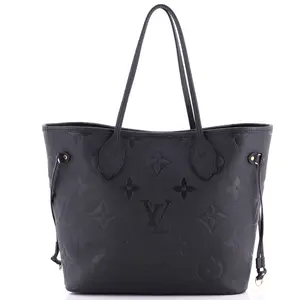 Pre-owned Louis Vuitton Leather Tote Bags REBAG Neverfull NM Tote Monogram Empreinte Giant MM by Rebag