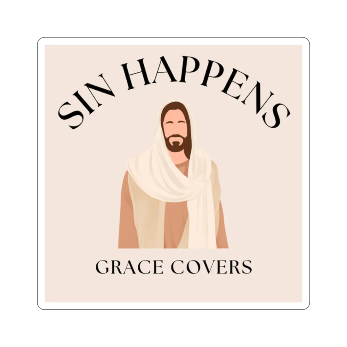 Sin Happens Sticker