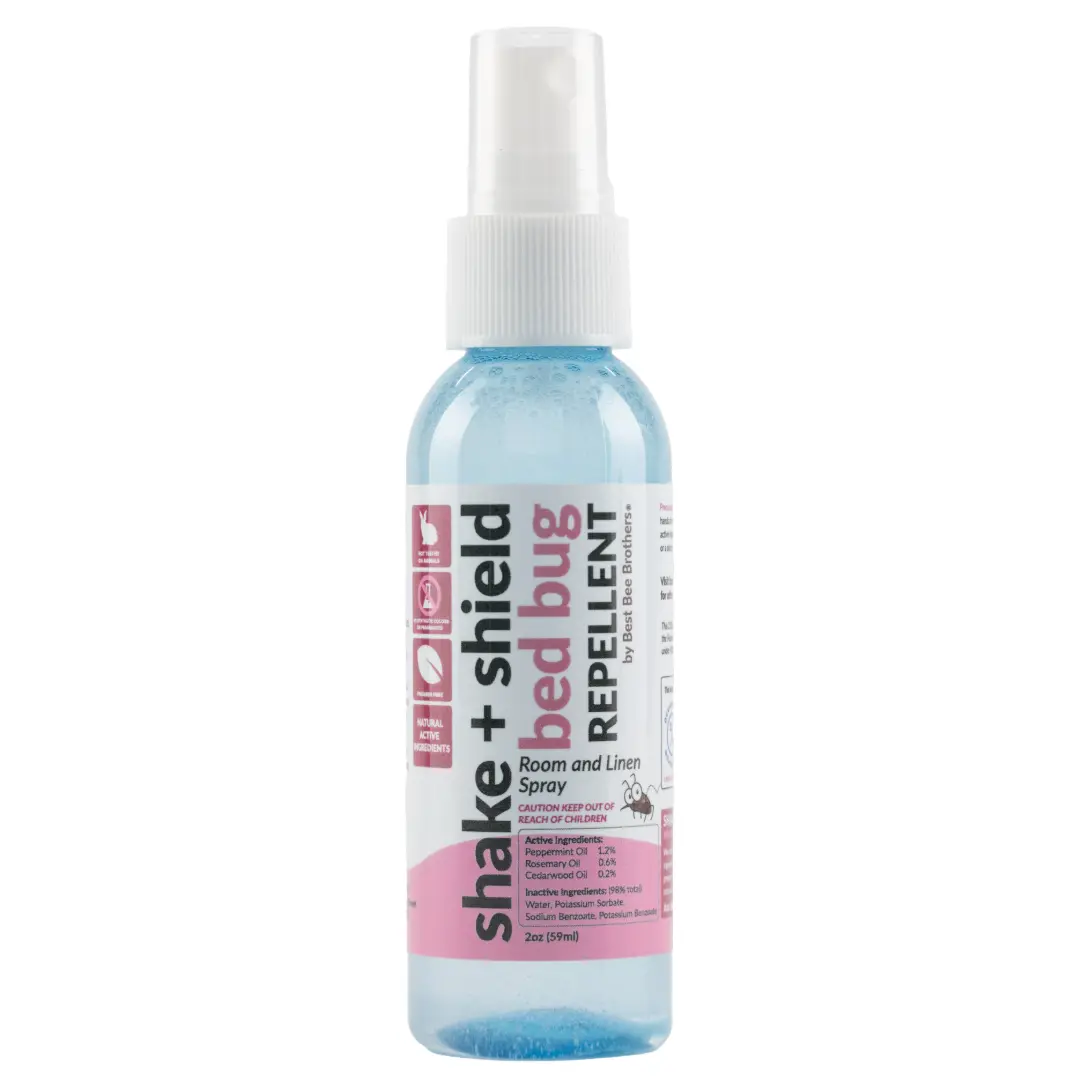 Shake + Shield Bed Bug Repellent – Room & Linen Spray 2 oz Shake + Shield Bed Bug Repellent – Room & Linen Spray 2 oz