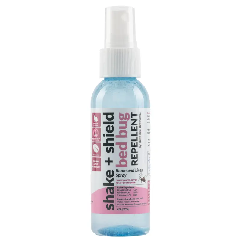 Shake + Shield Bed Bug Repellent – Room & Linen Spray 2 oz