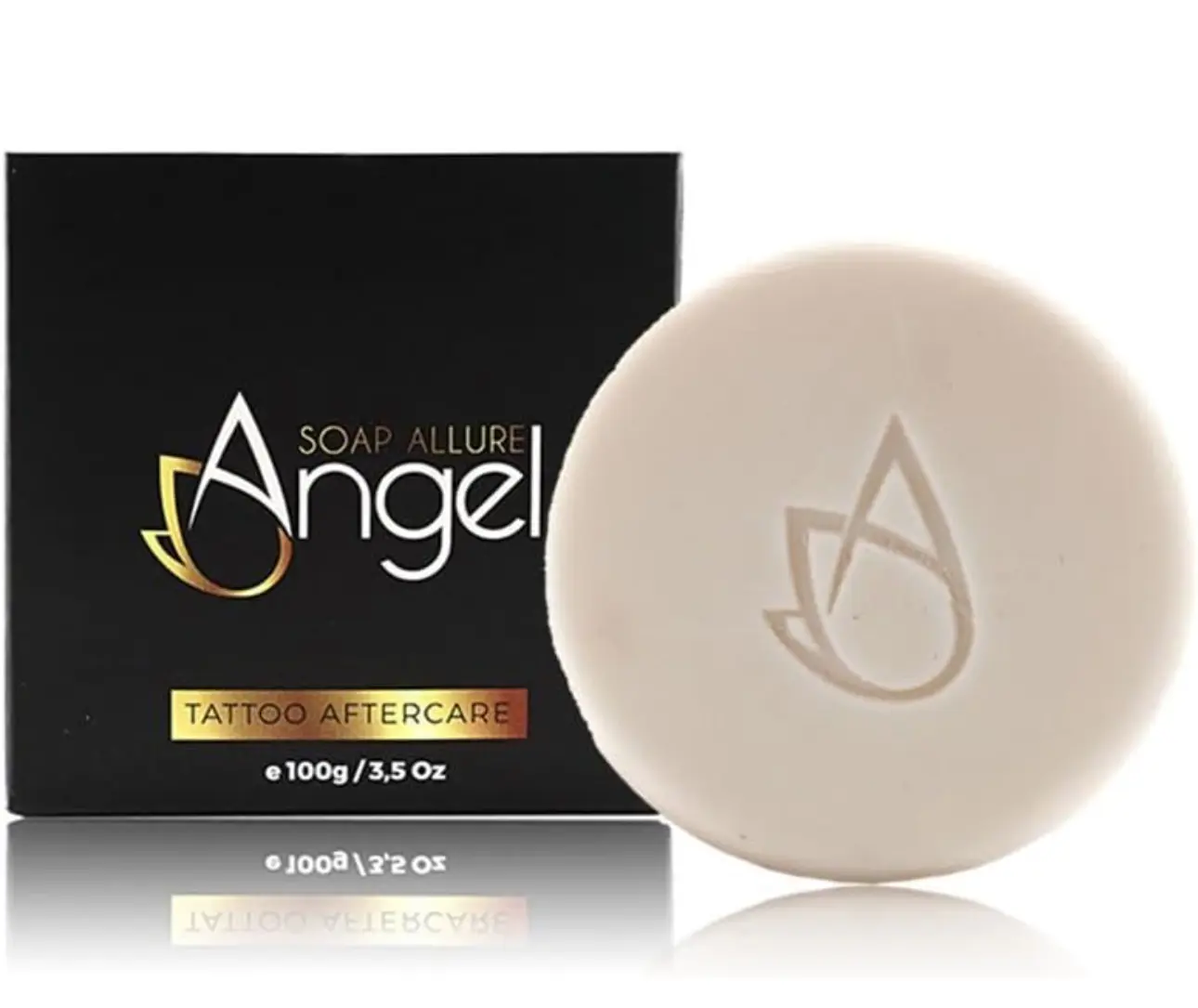 Angel Soap Allure Tattoo Aftercare Soap Bar 100g – Ultra Moisturizer for Tattoos & Sensitive Skin | Organic Vegan Cleanser with Aloe Vera, Centella & Dragon’s Blood | Gentle Soothing Skincare.