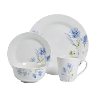 Tabletops Gallery Wildflower 16-Piece Dinnerware Set - Service for 4 Tabletops Gallery Wildflower 16-Piece Dinnerware Set - Service for 4