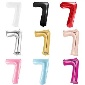 NUMBER 7 FOIL BALLOON