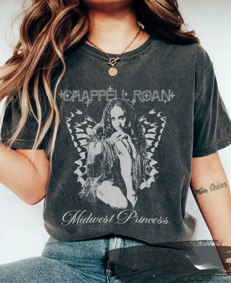 Vintage Chappell Roan Shirt, Midwest Princess Shirt, Chappell Roan Merch, Mermaid Fairycore Shirt, Rise and Fall of a Midwest Princess Shirt Comfortable Tshirt Fit Top