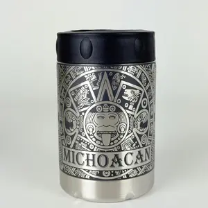 12oz Stainless Steel Can Cooler Customizable Beer or Soda Holder for Personalized Beverage Storage