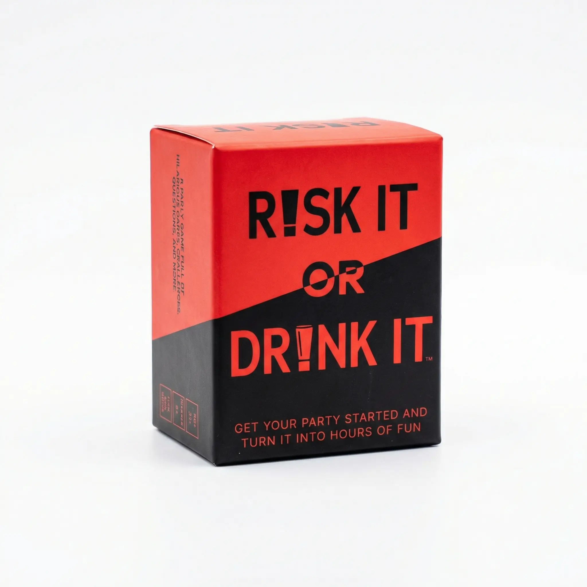 Risk It Or Drink It Party Game Cards, Fun Drinking Game for Adults, Hilarious Challenge Card Game for Night Gathering, Birthday, Bachelorette, Camping Party