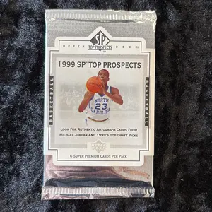 One Pack of 1999 Upper Deck SP Top Prospects NBA Basketball Trading Cards