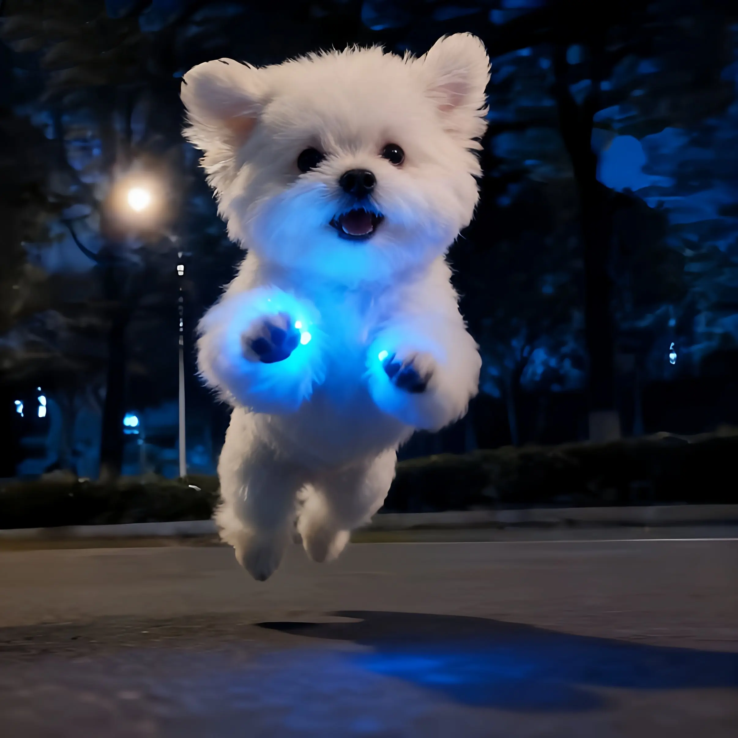 Dog Shoes with Flashing Lights