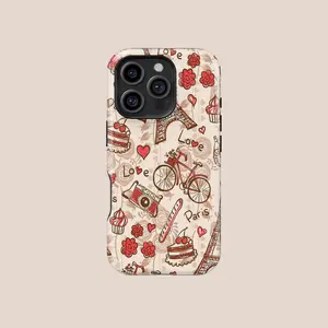Eiffel Tower Phone Case,French Romantic Retro,Paris Romance Statue,For iphone 17 16 15 14 13 12 11 ProMax