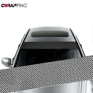 20cmx150cm Car Front Windshield Stickers Anti-UV Privacy Window Stickers for Auto Front Windshield Side Blocks Cover Accessories