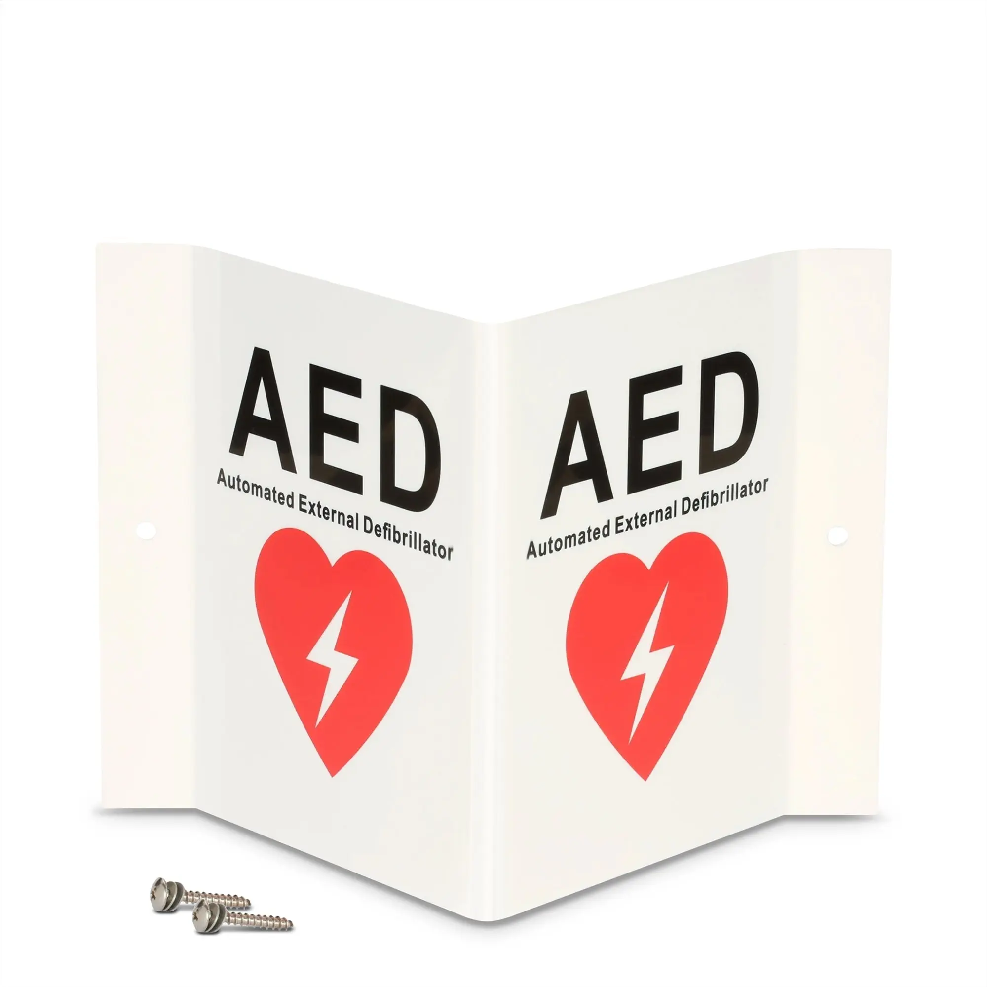 American Hospital Supply Mountable AED Sign 3D