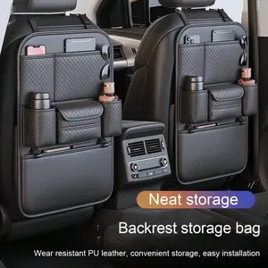 1pc Car Seat Back Storage Bag Car Storage Bag  Car Tissue Box Car Seat Back Storage Rack Car Seat Back Storage Bag