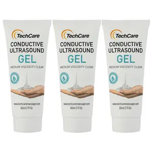 Tens Unit Electro Gel Conductive Adhesive Gel for ABS Muscle Stimulator Water Based 60 ML (2OZ) ( PACK OF 3)