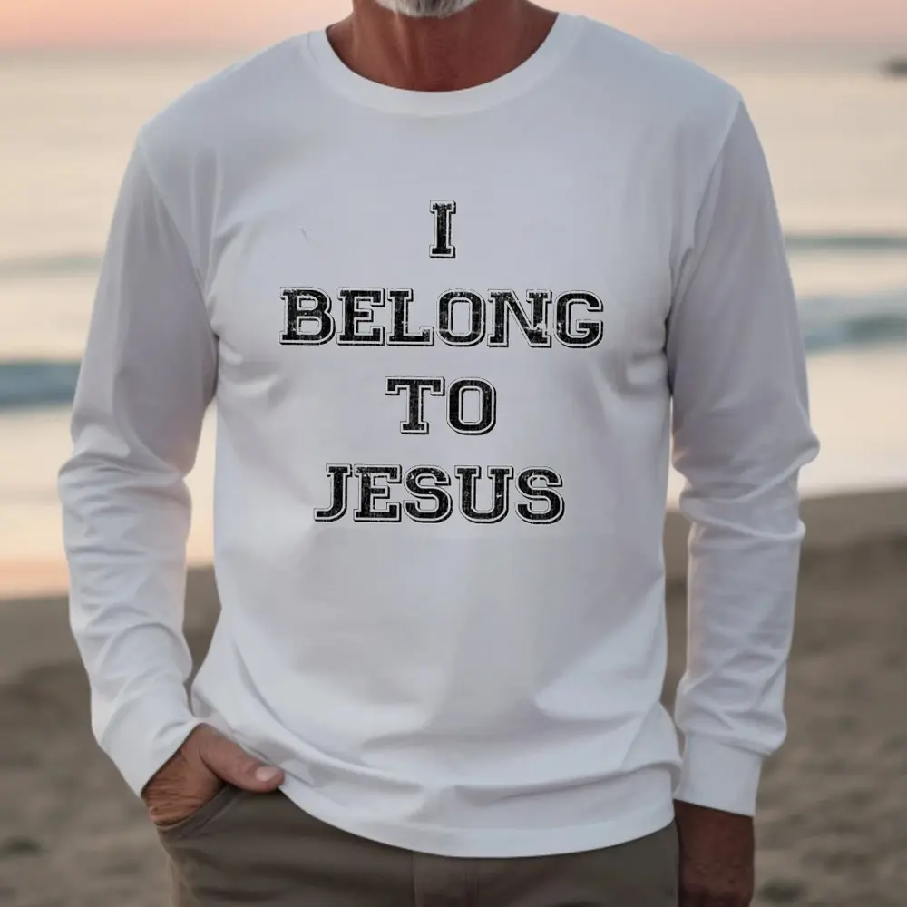 i Belong to Jesus Long Sleeve Tshirt Gildan for Men for Women, Christian Shirt