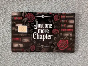 One More Chapter #291 Card Protector Sticker, Overlay, Decorative Only