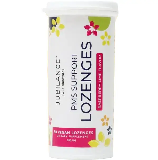 Jubilance Uplift Lozenges On Demand PMS Relief Powered by Oxaloacetate - Fast Acting PMS Anxiety Lozenge