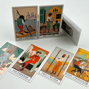 Modern Witch Tarot Cards with Guide, Outdoor Camping Party Entertainment, Essential Card Game for Leisure, Perfect Holiday Gift