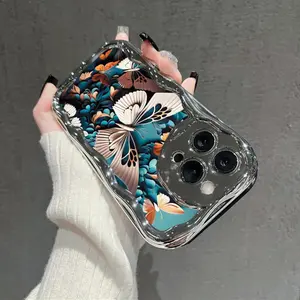 A charming and fashionable thick shockproof phone case designed for iPhone 17 16Pro Max 15Pro 14 Plus 13 12Promax 11 PRO MAXPLUS, 17AIR and X XS MAX series phone cases, shockproof dustproof phone cover, ideal gift
