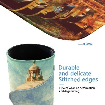 Extra-Large Dragon Gaming Mouse Pad - Monochrome Design with White & Black Artwork, Washable & Durable Rubber Base, Precision Stitched Edges - Ideal