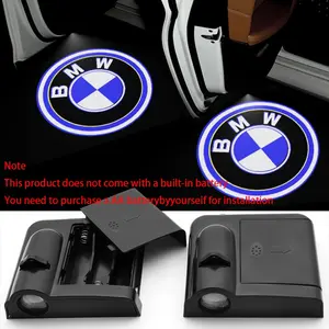 1/2/4Pcs Car Door Welcome Courtesy Shadow Projector Lamp LED HD Logo Light Cars Accessories For BMW M Performance E36 E39 E46 E30 E34 E53 E90 E60 E70 E92 E93 E83 E84 E87 G01 G11 G12 G20 G30 X1 X2 X3 X4 X5 X6 X7 F30 F20 F10 F15 F16 M3 M4 M5 Car Door Lights