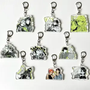 The Guy She Was Interested In Wasn't A Guy At All Acrylic Keychain, Double-sided Keychain, Mitsuki Koga, Aya Osawa, Megumu Narita,Anime Gift