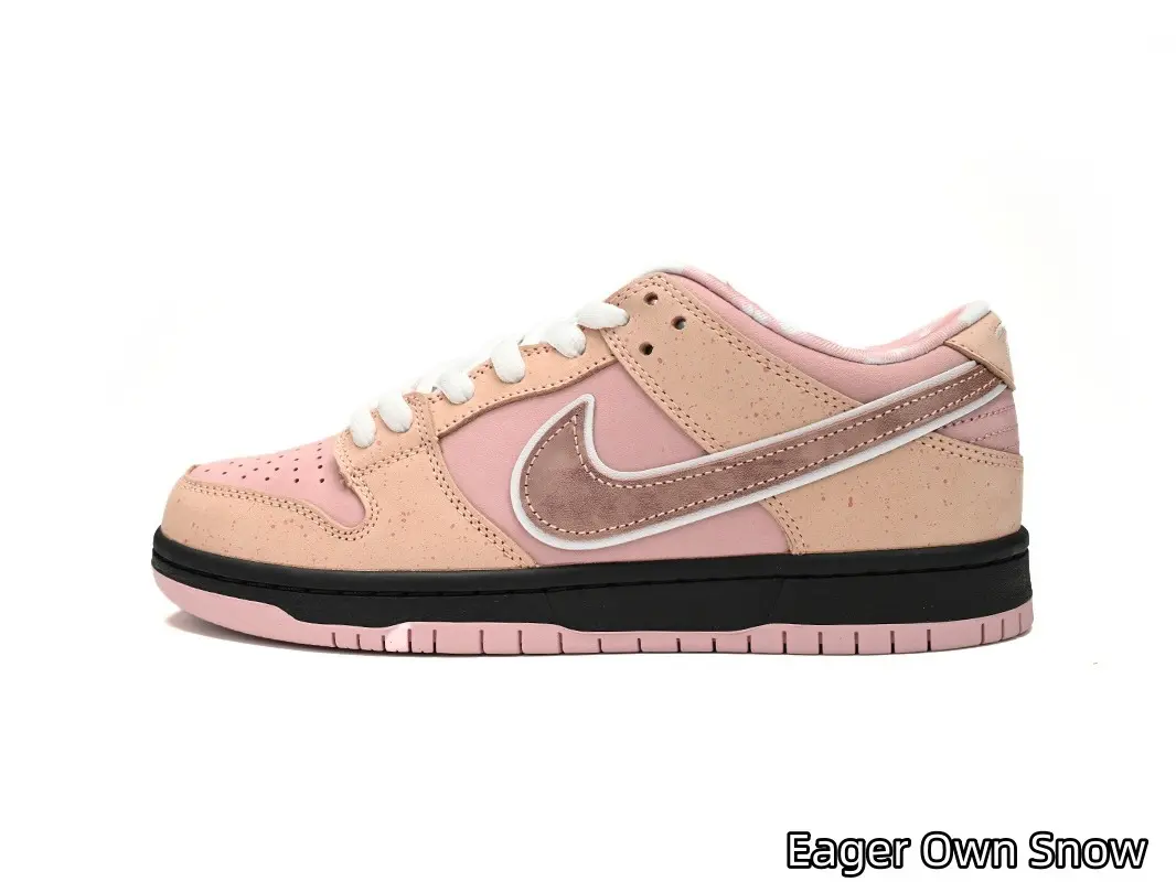 Speckled Texture Flat Skateboard Sneakers | Dual Material Distressed Pink Flocked Suede & Solid Black Leather | Pastel Pink Fur Side Accent | Slip Resistant Color Block Rubber Bottom | Multi-Scene Daily & Skate Activity Casual Footwear