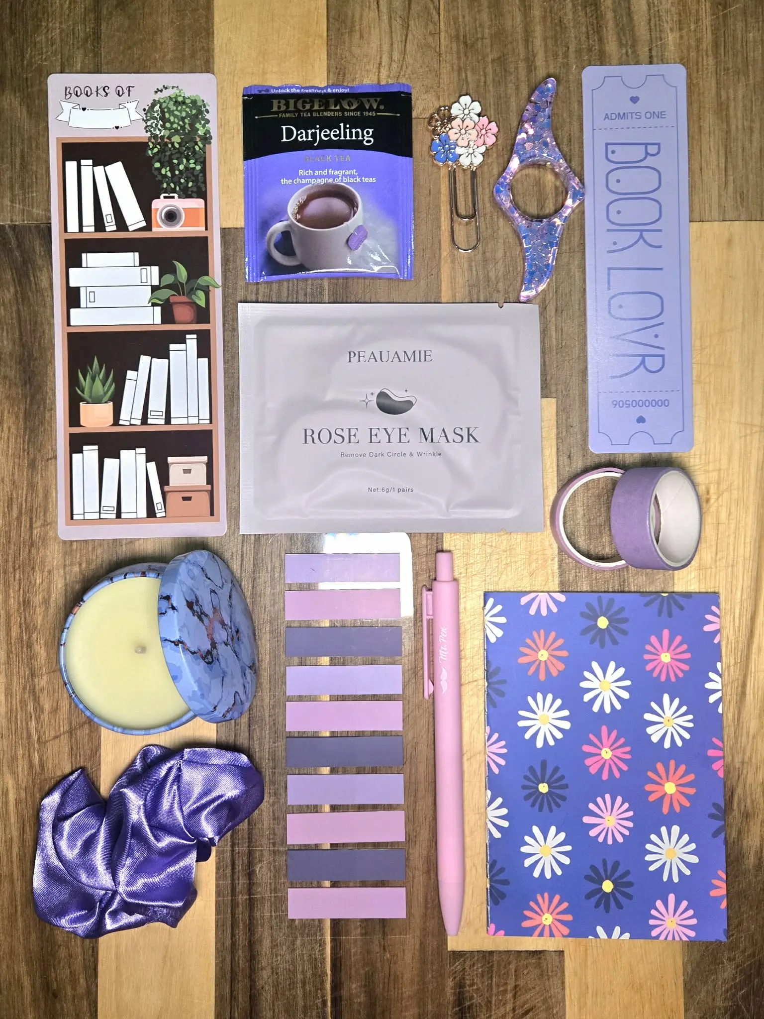 Bookish Bundle Mystery Pick | Choose Your Color | Random Mystery Bundle of Bookish Items