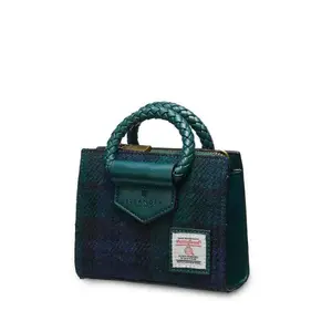 Islander of Scotland The Mini Aran Tote Blackwatch