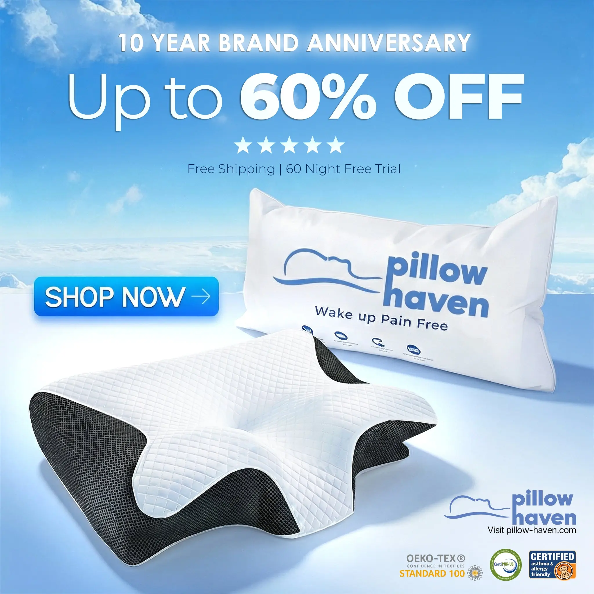 The Menopause Pillow That Ends the 2AM Wake-Up, By Cooling the Zone That's Actually Overheating | 60% OFF