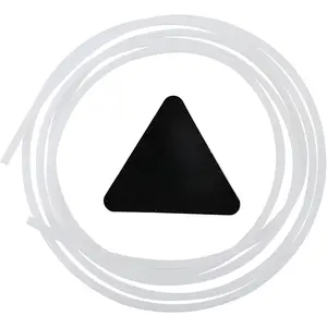 Printer PTFE Teflon Bowden Tube for 1.75mm Filament Tubing Upgrades for Bambu Lab A1/A1 mini/P1P/P1S/X1C Series, 2.5mm IDx4mm OD Length 2M (White)
