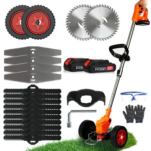tiktok  shop  o  lack  tni  day Cordless Lawnmower 21V Portable Lawn Mower with Effortless Mowing and Versatile Use for Various Lawn Sizes and Shapes