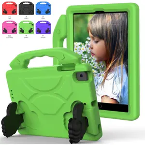 Kids Case for iPad 9.7 6th 5th Pro 9.7 inch Air 2 1 Shockproof Cover for iPad 2 3 4 5 6 mini 7 6 5 4 3 2 1 EVA Thumbs Up Bracket