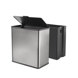 Sanitary Napkin Disposal Receptacle, Tampon Disposal Bin -Wall Mounted Trash Can for Bathroom with Removable Container for Improved Hygiene. Easy Mount to Any Wall/Partition. Includes No-Drill Option