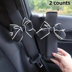 Car Seat Safety Belt Shoulder Pad, Car Seat Belt Shoulder Protector, Universal Car Interior Decoration Accessories for Women & Men, Car Accessory