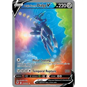Pokemon TCG Origin Forme Dialga V (Alternate Full Art) Astral Radiance Near Mint Trading Card Single