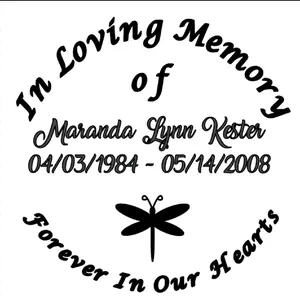 Memorial Decal