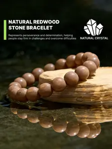 Natural rosewood stone exquisite bracelet, Beaded bracelet, and red tone stone products dispels evil energy and absorbs auspicious energy. Handmade exquisite string personalized layering/niche dressing daily street eye-catching spiritual accessori